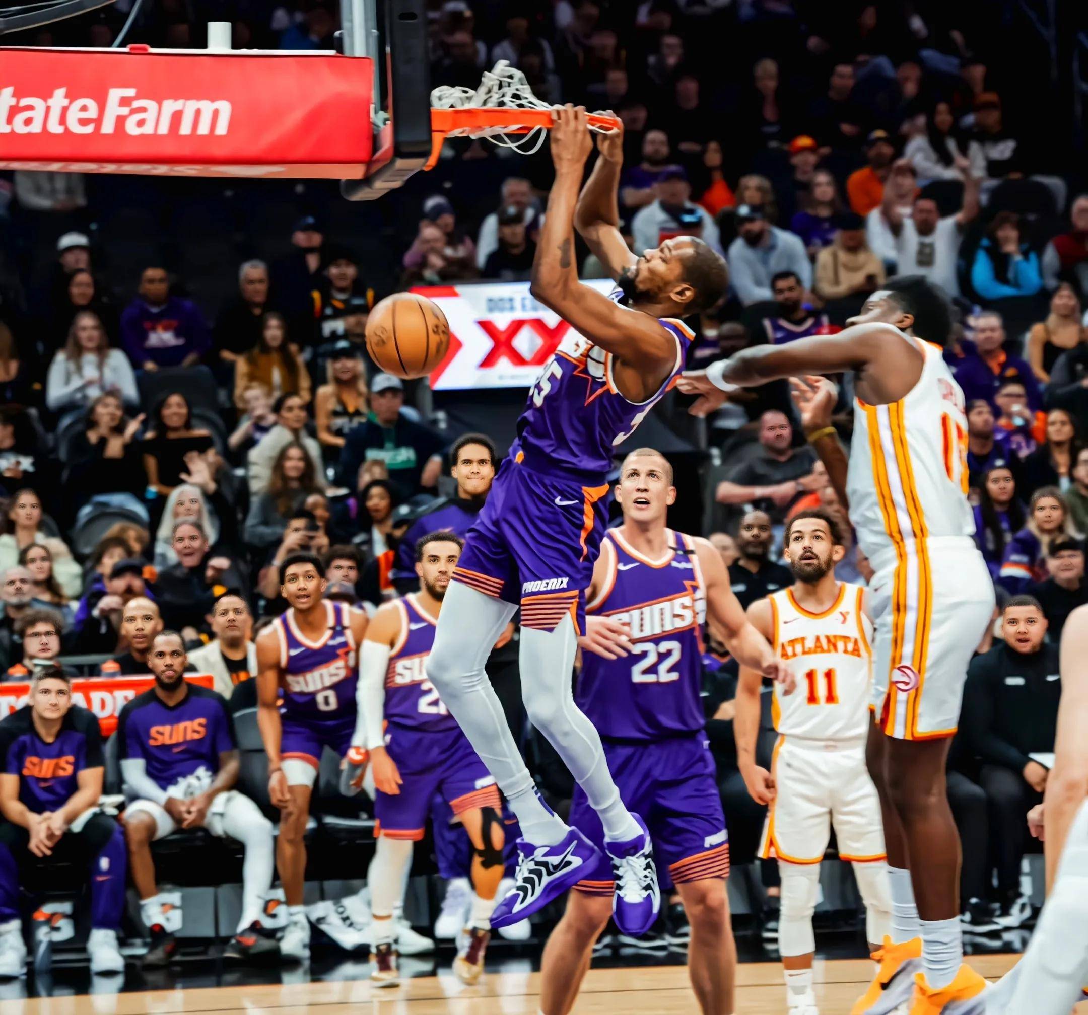 老鹰连胜被终止，杜兰特联赛生涯首秀神勇的简单介绍