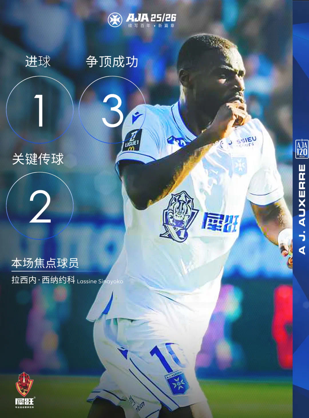 洛里昂在法国足球联赛中获得三分